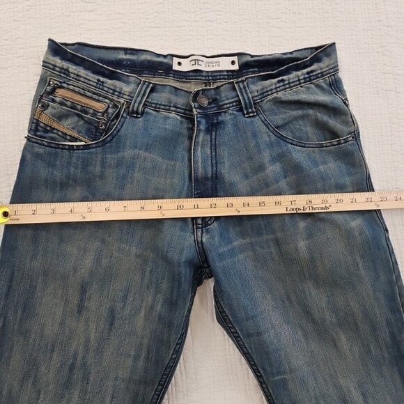 Jordan Craig Jeans Men's 36x32 Legacy Edition Straight Leg Relaxed EUC Med Wash - Picture 4 of 16